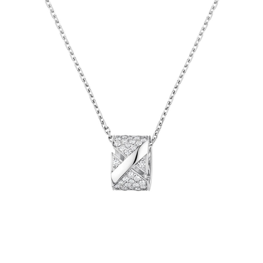 [⭐JeweliWhal]LIENS EVIDENCE DIAMOND PAVED NECKLACE