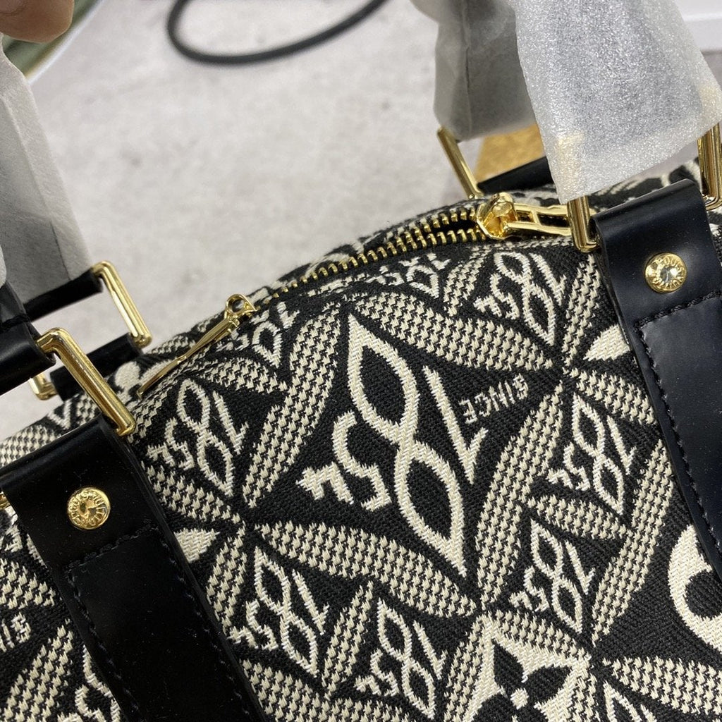 LV キーポル バンドリエール 45 1854 ジャカード グレー