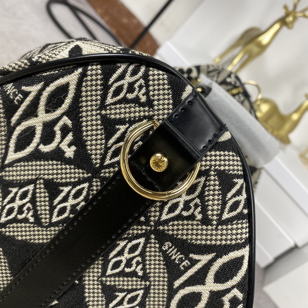 LV キーポル バンドリエール 45 1854 ジャカード グレー