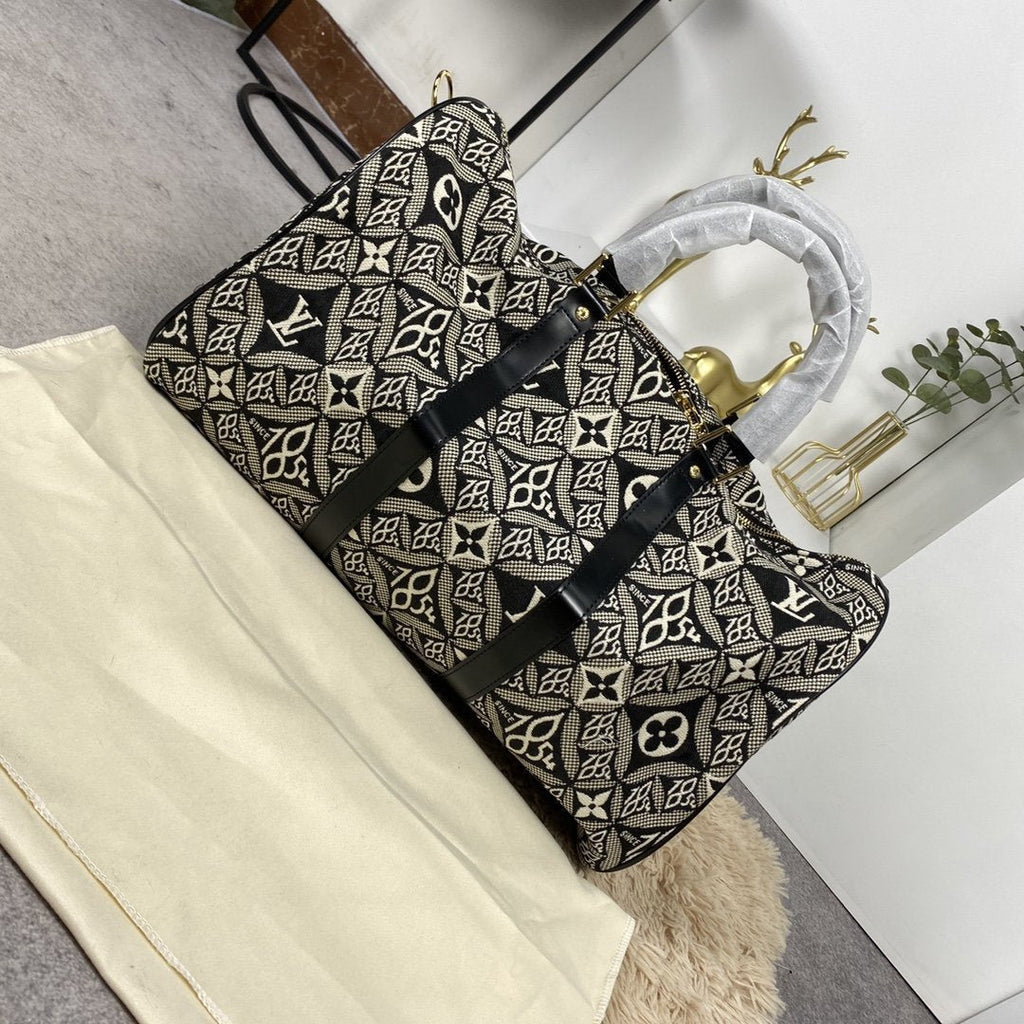 LV キーポル バンドリエール 45 1854 ジャカード グレー