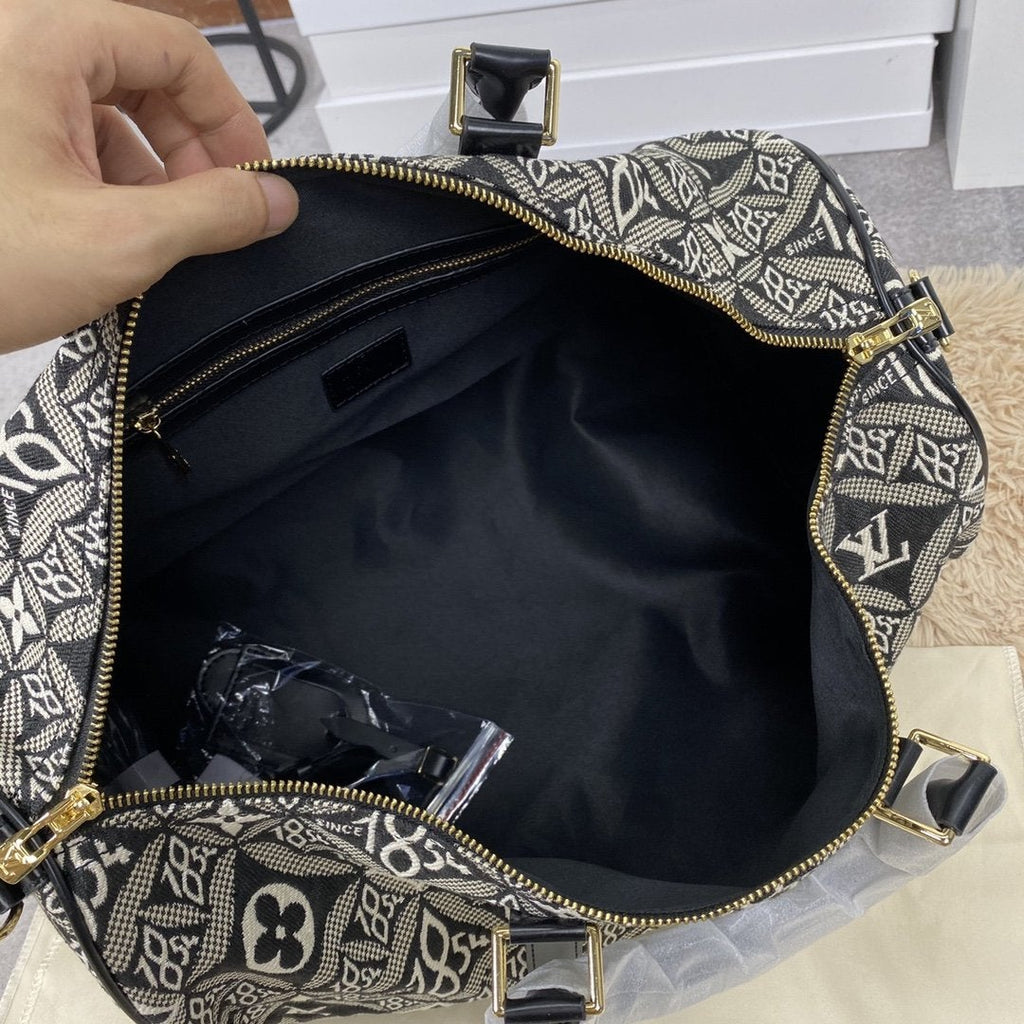 LV キーポル バンドリエール 45 1854 ジャカード グレー