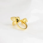 [⭐JeweliWhal]LUCKY BETWEEN THE FINGER RING