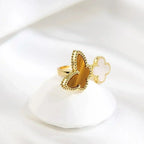 [⭐JeweliWhal]LUCKY BETWEEN THE FINGER RING