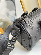 キーポル XS 21cm ブラック モノグラムシール