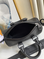 キーポル XS 21cm ブラック モノグラムシール