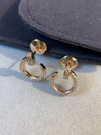 [⭐JeweliWhal]JUSTE EARRINGS GOLD DIAMONDS