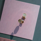 [⭐JeweliWhal]LOVE EARRINGS PINK GOLD 10MM