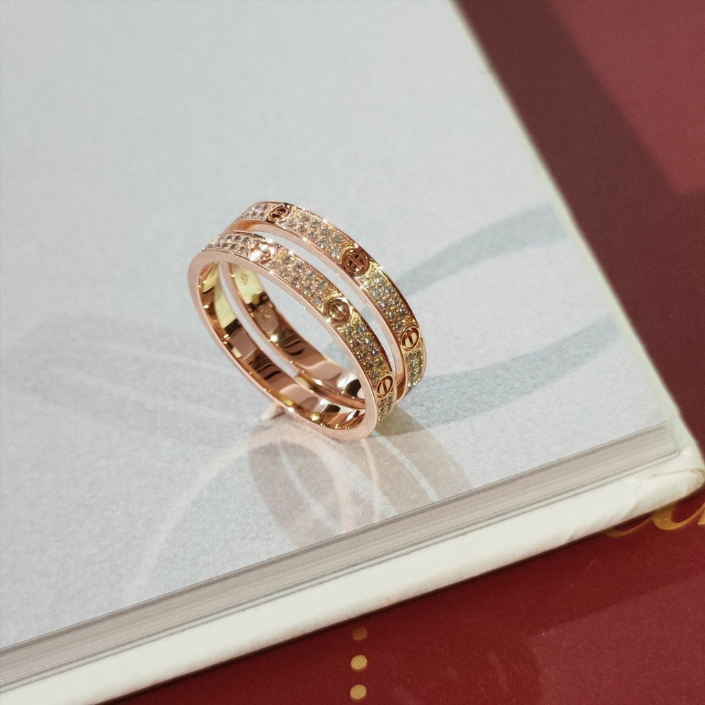 [⭐JeweliWhal]LOVE RING 2.65MM DIAMOND