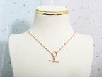 [⭐JeweliWhal]ECHAPPEE NECKLACE PINK GOLD