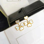 [⭐JeweliWhal]CLOVER SWEET WHITE MOP EARRINGS