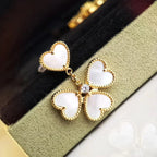 [⭐JeweliWhal]CLOVER SWEET WHITE MOP EARRINGS