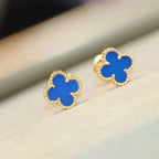 [⭐JeweliWhal]CLOVER MINI 9.5MM TURQUOISE EARRINGS