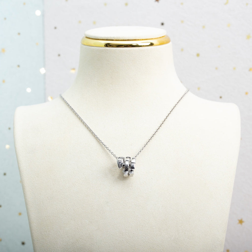 [⭐JeweliWhal]SERPENTI SILVER NECKLACE DIAMOND