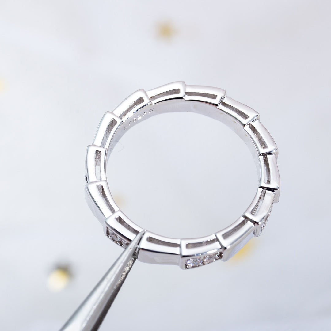 [⭐JeweliWhal]セルペンティリング シルバー 3mm