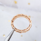 [⭐JeweliWhal]SERPENTI RING PINK GOLD  3MM