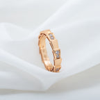 [⭐JeweliWhal]SERPENTI RING PINK GOLD  3MM
