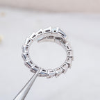[⭐JeweliWhal]セルペンティリング シルバー ダイヤモンドパヴェ 4mm