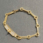 [⭐JeweliWhal]CHAINE BRACELET SMALL MODEL DIAMOND