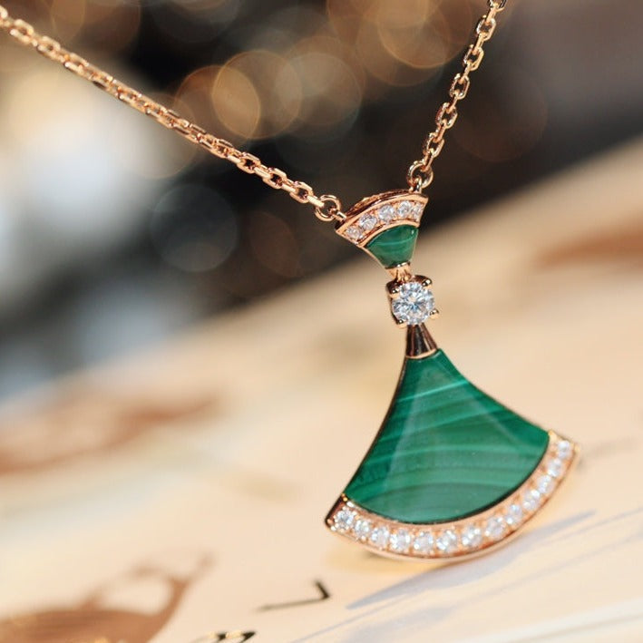 [⭐JeweliWhal]DREAM NECKLACE MALACHITE DIAMOND