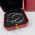 [⭐JeweliWhal]JUSTE EARRINGS FULL DIAMONDS 1.8MM