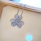 [⭐JeweliWhal]CLOVER DIAMOND NECKLACE SILVER