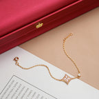 [⭐JeweliWhal]STAR 1 DIAMOND PINK GOLD BRACELET