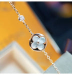 [⭐JeweliWhal]SUN MOP GOLD 1 DIAMOND NECKLACE