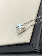 [⭐JeweliWhal]POP H LIGHT BLUE NECKLACE