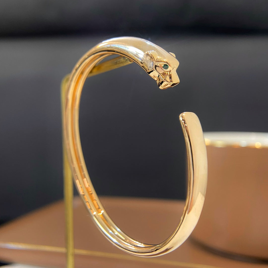 [⭐JeweliWhal]PANTHERE GOLD OPEN BRACELET