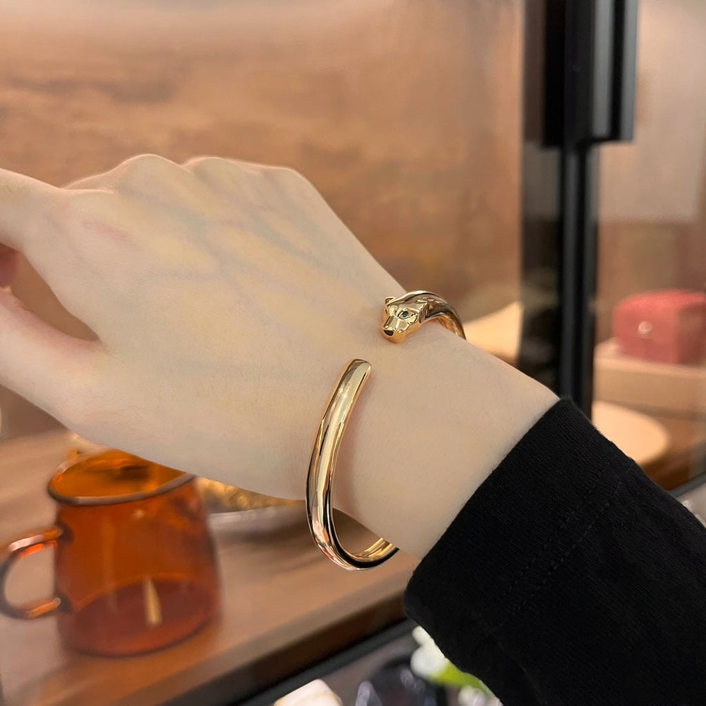 [⭐JeweliWhal]PANTHERE GOLD OPEN BRACELET