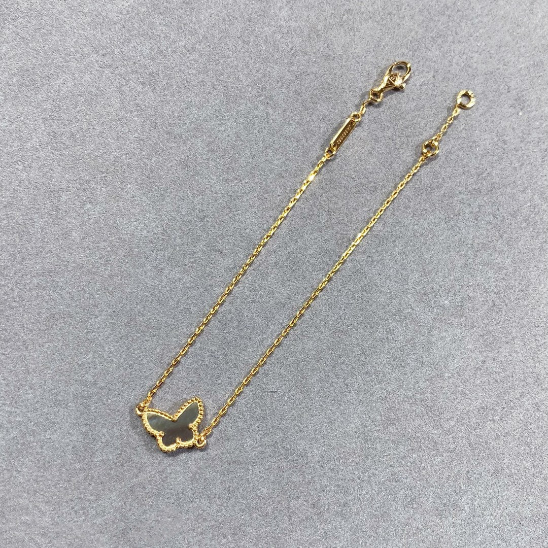 [⭐JeweliWhal]バタフライ ダークモップ バタフライ ブレスレット