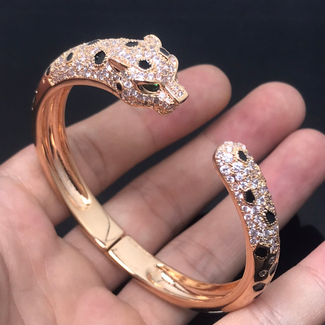 [⭐JeweliWhal]PANTHERE BIG BRACELET DIAMONDS