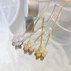 [⭐JeweliWhal]フラワーダイヤモンドネックレス