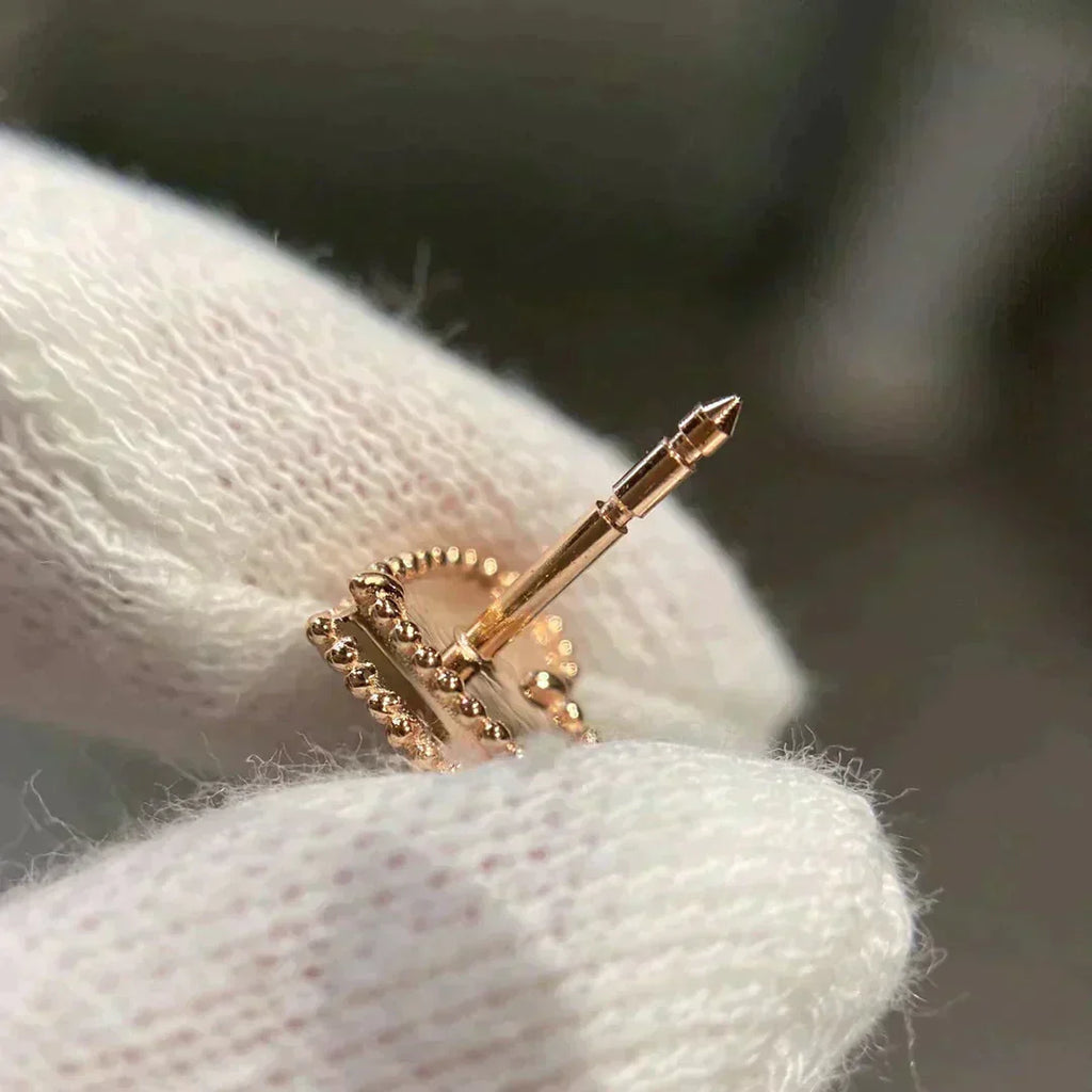 [⭐JeweliWhal]HEART CARNELIAN STUD EARRINGS