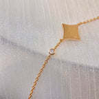 [⭐JeweliWhal]カラースター ピンクゴールド ダイヤモンドブレスレット