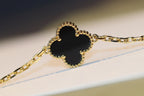 [⭐JeweliWhal]CLOVER 20 MOTIFS ONYX ROSE GOLD