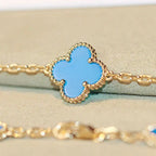 [⭐JeweliWhal]CLOVER 20 MOTIFS TURQUOISE GOLD