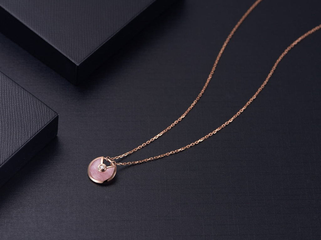 [⭐JeweliWhal]AMULETTE ROSE GOLD PINK MOP NECKLACE