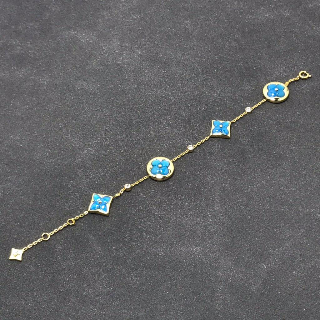 [⭐JeweliWhal]STAR AND SUN TURQUOISE 4 MOTIFS 3 DIAMONDS