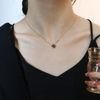 [⭐JeweliWhal]サンペンダント ピンクゴールド ダイヤモンド1個ネックレス