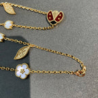 [⭐JeweliWhal]ラッキースプリング15モチーフゴールドネックレス