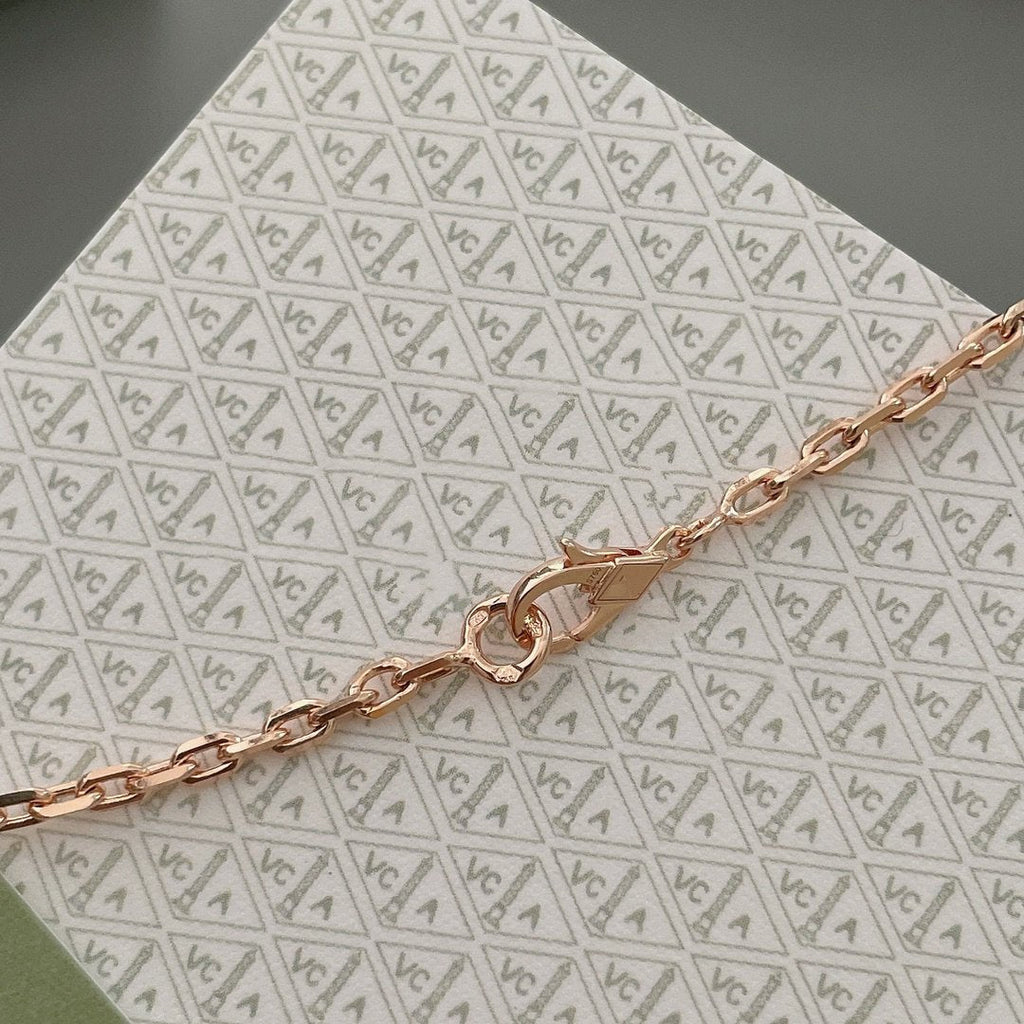 [⭐JeweliWhal]LUCKY SPRING 15 MOTIFS ROSE GOLD NECKLACE