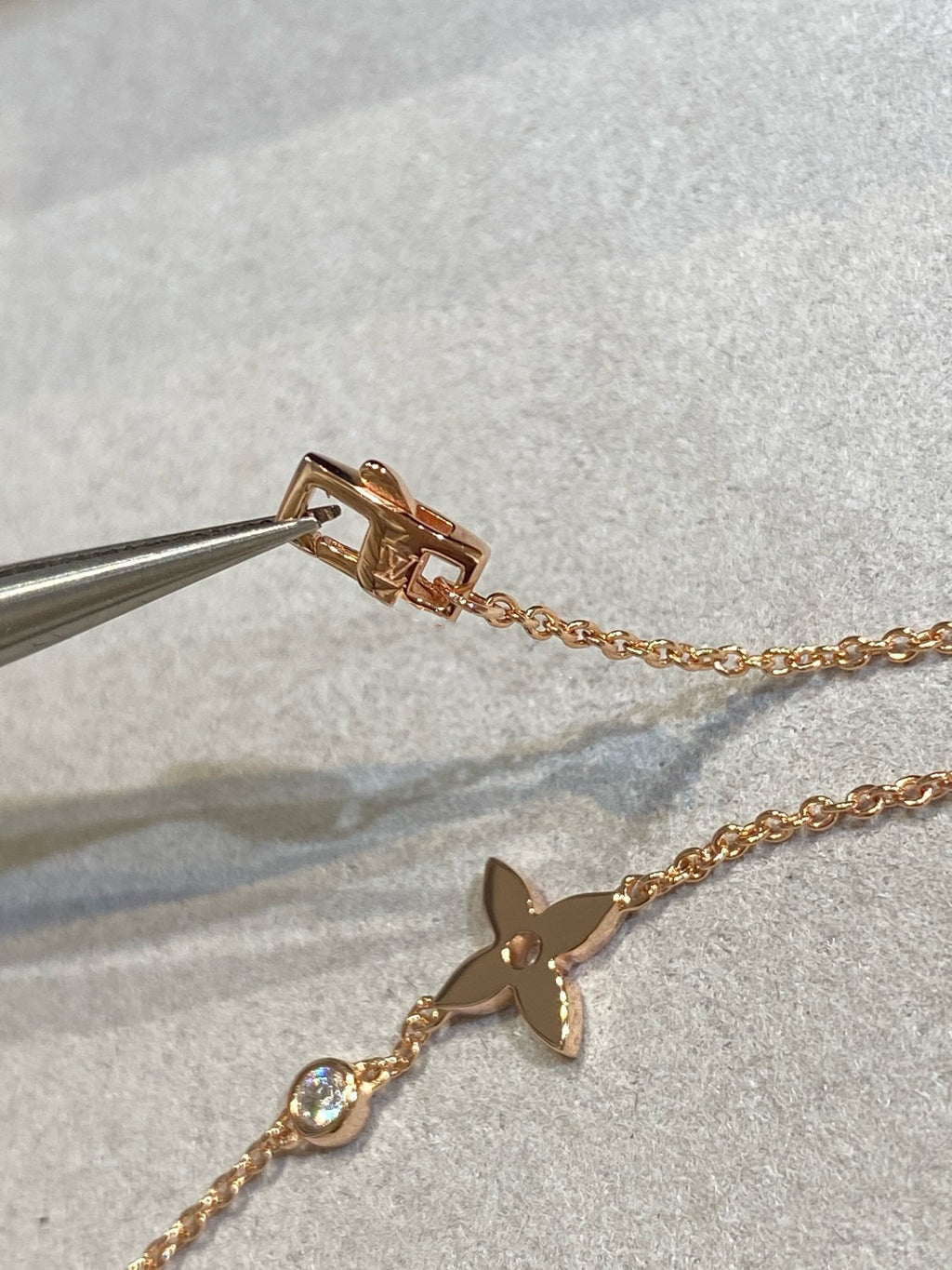 [⭐JeweliWhal]STAR DIAMOND PINK GOLD BRACELET