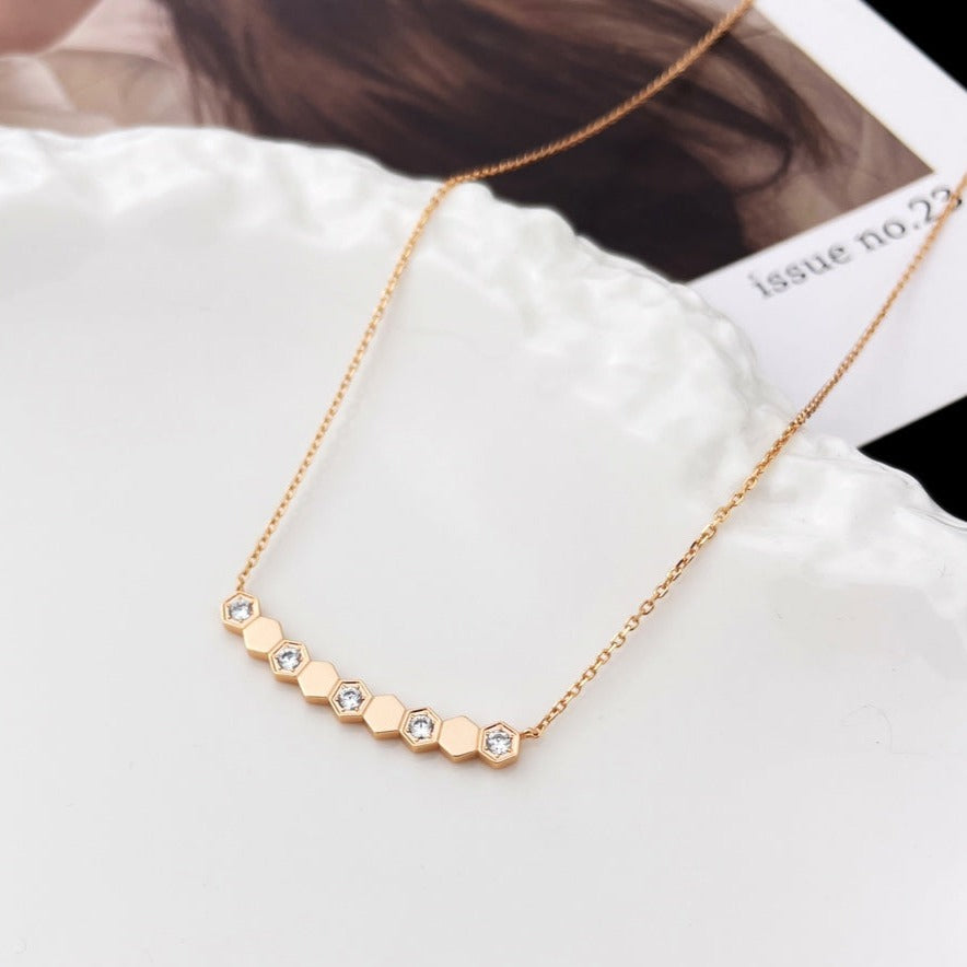 [⭐JeweliWhal]BEE MY LOVE DIAMOND NECKLACE