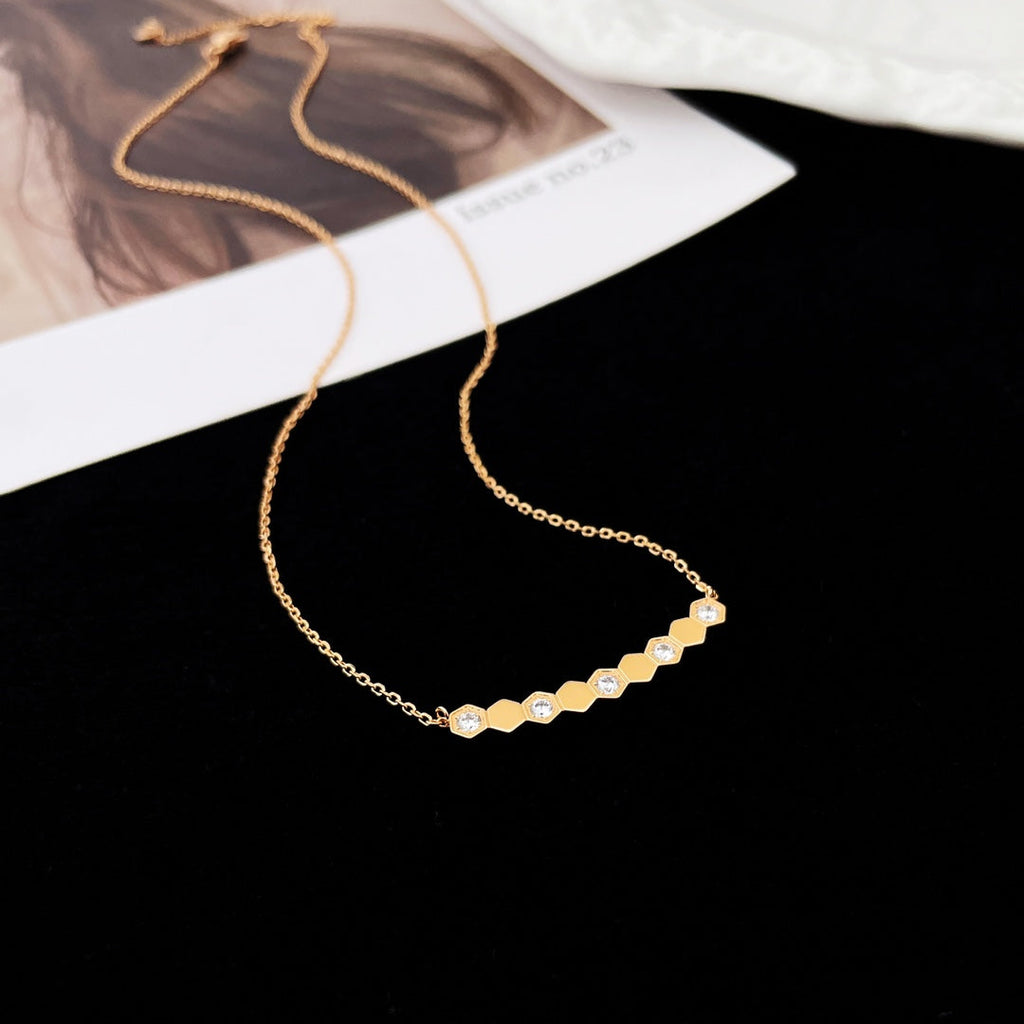 [⭐JeweliWhal]BEE MY LOVE DIAMOND NECKLACE