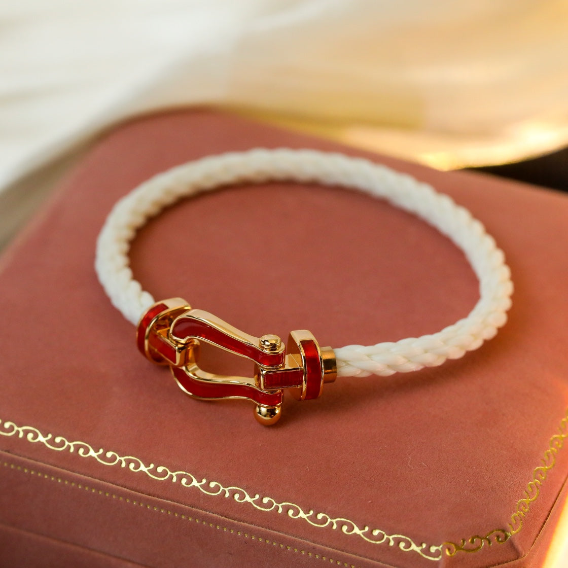 [⭐JeweliWhal]FORCE 10 WHITE TEXTILE DIAMOND PAVED