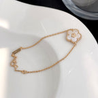 [⭐JeweliWhal]ラッキースプリング ローズゴールド モップブレスレット