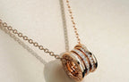 [⭐JeweliWhal]ZERO 1 PINK GOLD DIAMOND NECKLACE