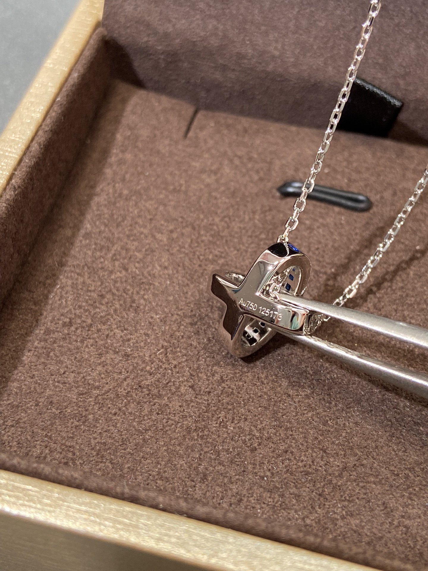 [⭐JeweliWhal]リアン ダイヤモンド シルバーネックレス