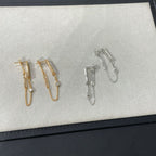 [⭐JeweliWhal]CHAINE CHAOS DIAMOND DROP EARRINGS